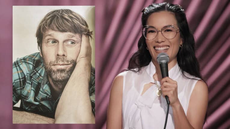 Jamie Brisick (left) maybe immortalized. Photo: Single Lady Ali Wong